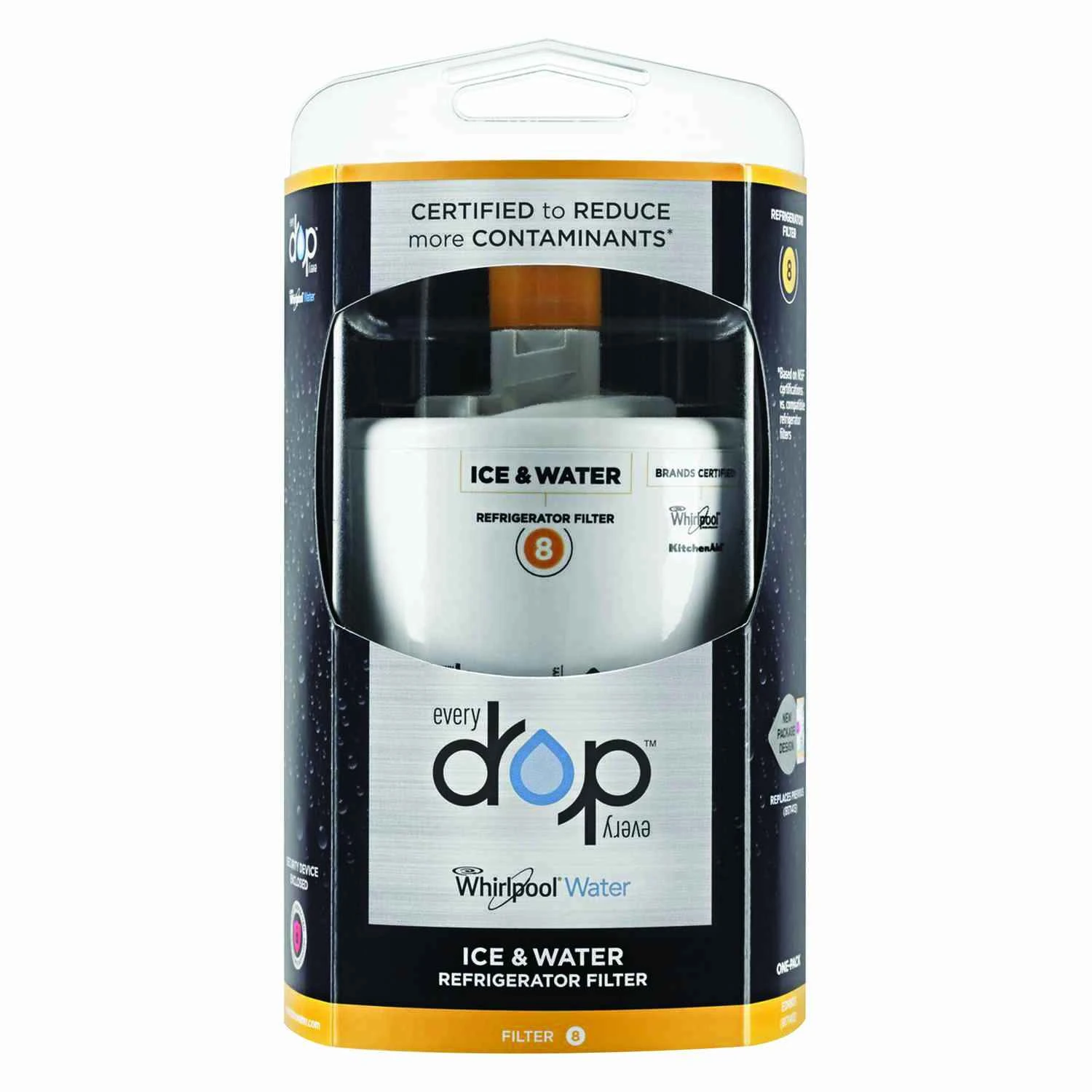 Everydrop Filter 8 Ice & Water Refrigerator Filter Edr8d1