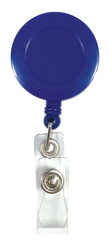 Plastic ID Badge Retriever With Belt Clip, 18 In. Cord