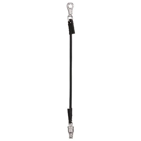 Bungee Trailer Tie, Black, 1/2 x 23 In.