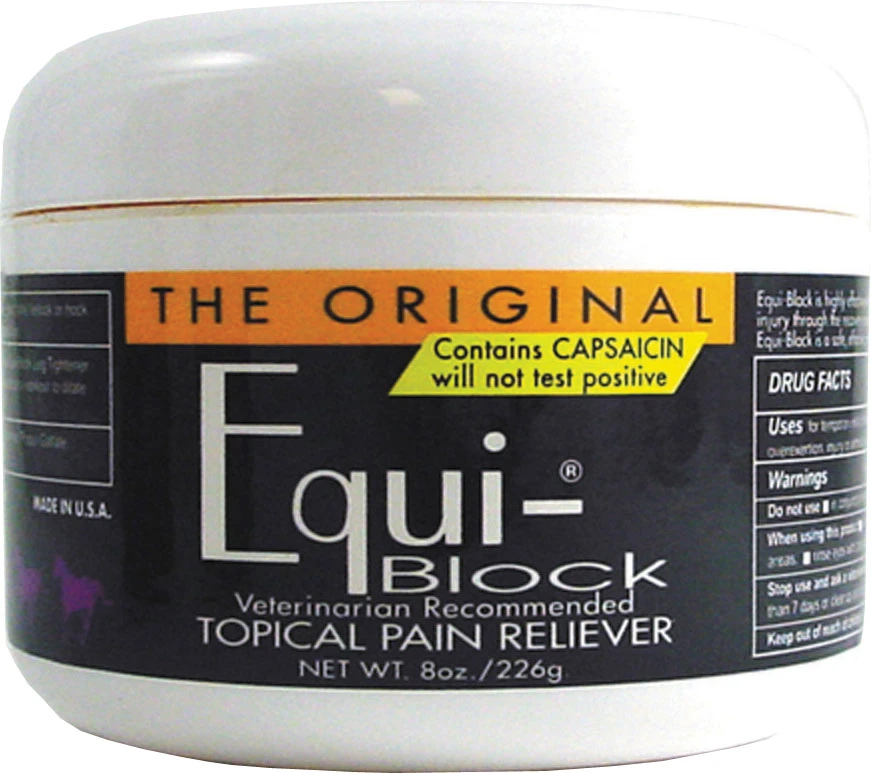 Equi-block Equine Topical Pain Reliever For Horses - Fast Acting Relief