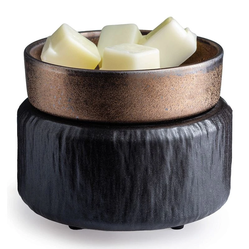 . Primitive Black 2-in-1 Warmer For Scented Wax And Candles