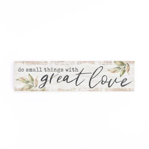 Do Small Things - Greeting Sign - 6' X 1.5' - Customizable Design