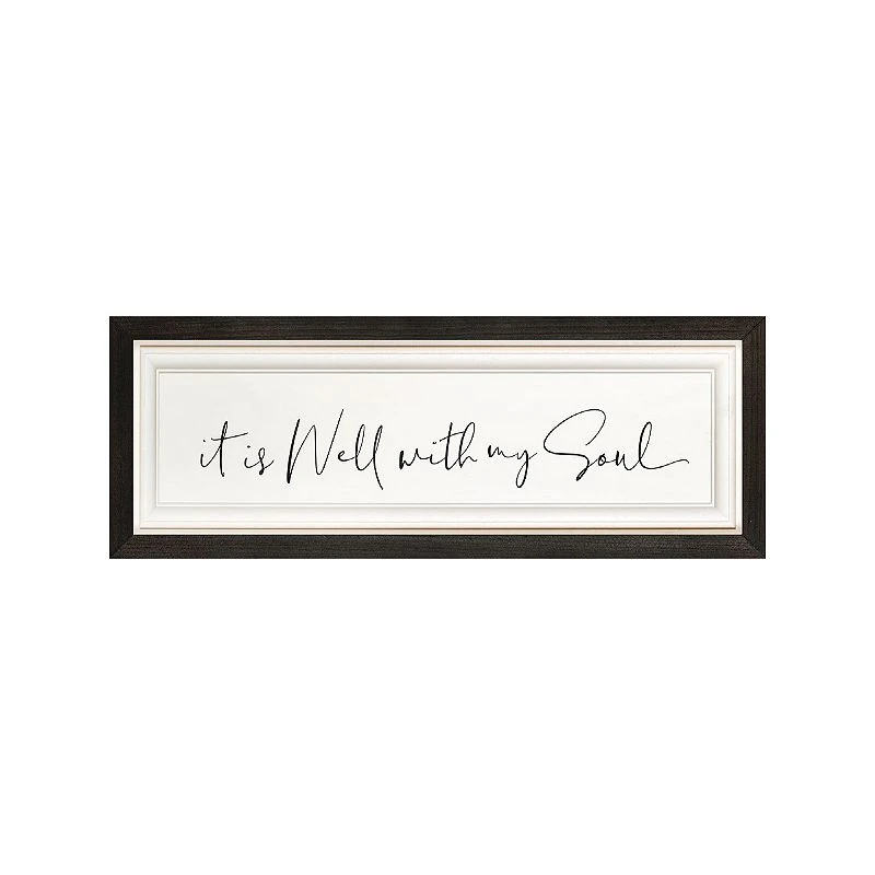 It Is Well With My Soul Inspirational Wall Decor - 16 X 20 Inches