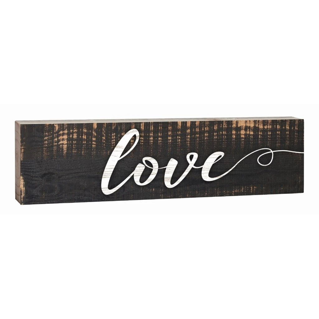 Rdm0097 Love Wood Wall Art - Rustic Home Decor