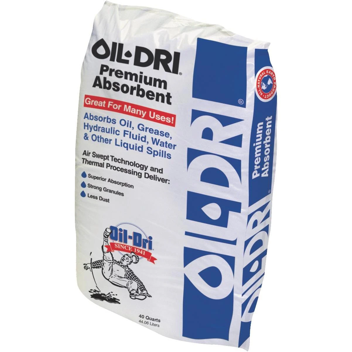 50 Lb Industrial Oil Absorbent For Spills And Traction Control