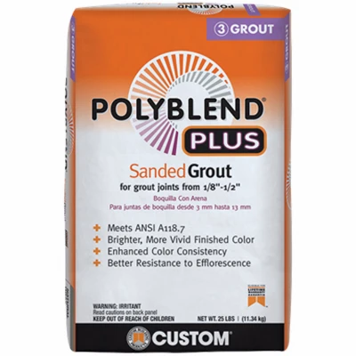Polyblend Plus Sanded Grout, Coffee Bean, 25 Lb.