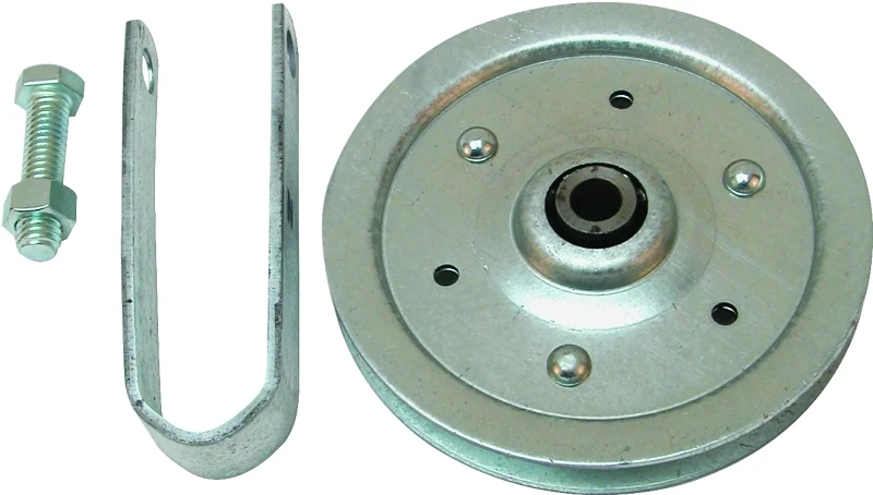 Garage Door Pulley with Strap, 4 In., 1-Pk.