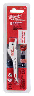 Sawzall Ductwork Reciprocating Saw Blades, 2 In., 5-Pk.