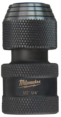 Shockwave Socket Adapter, 1/2 In. Square To 1/4 In. Hex