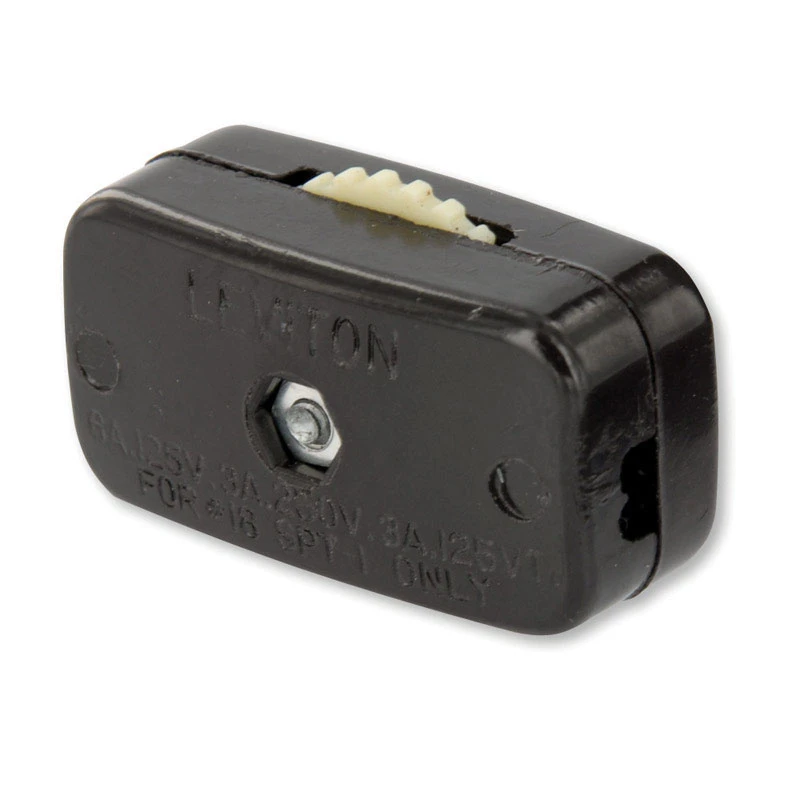 Leviton 6 amps Rotary Replacement Switch Parts Brown, Ivory 1 pk