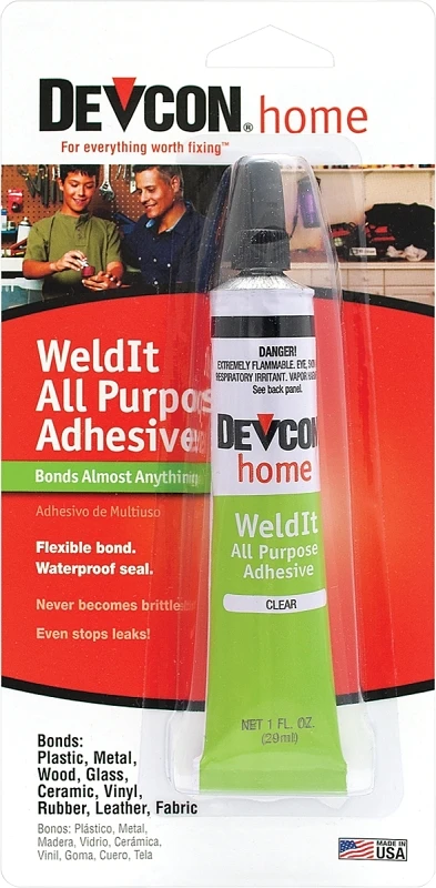 Weld-It All Purpose Adhesive, Clear, 1 oz.