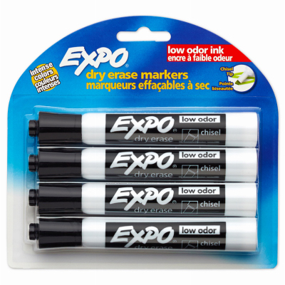 Dry Erase Markers, 4-Pk.