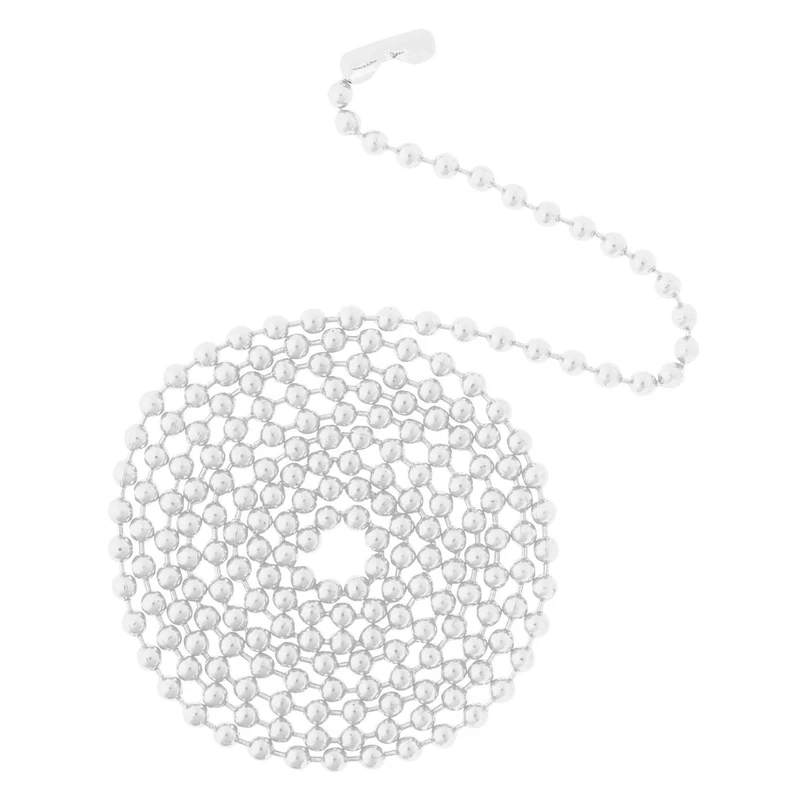 3 Ft. White Beaded Plastic Chain With Connector - Model 7705100