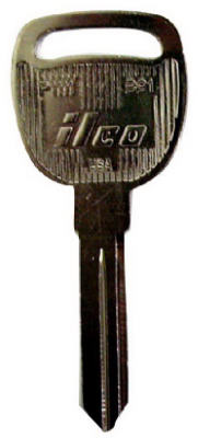 Master Key Blank, GM Doors, Ignition & Trunk