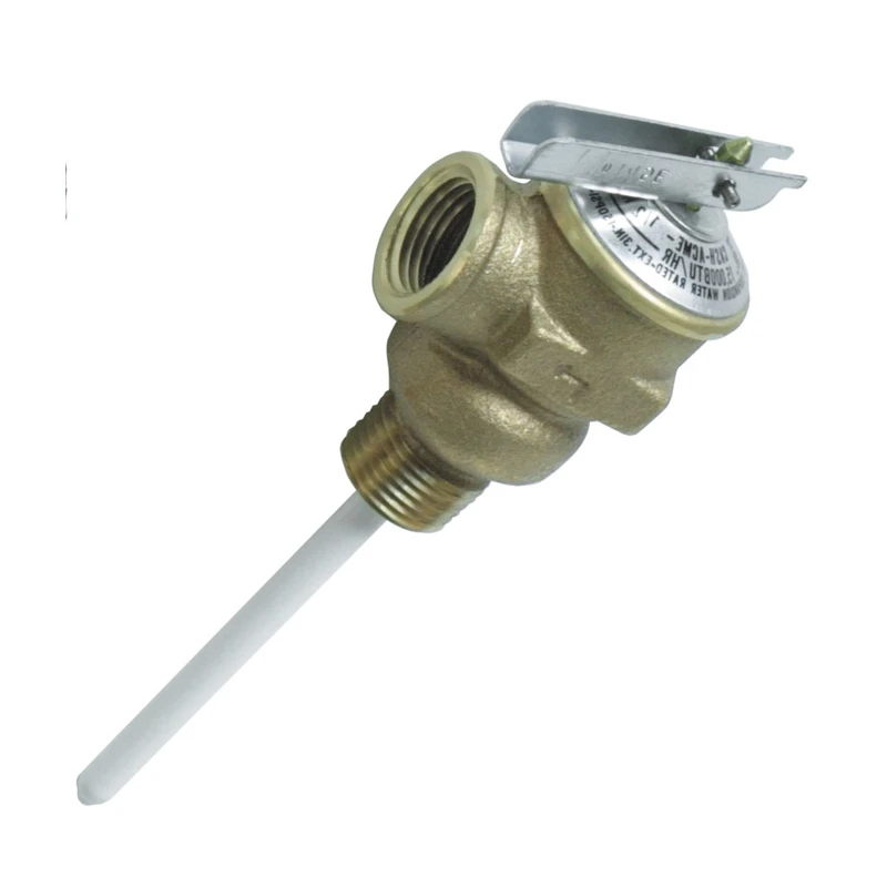 T & P Valve, 4 In. Probe, 1/2 In. IO