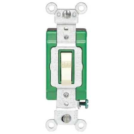 Leviton 606973 Switch Double Pole Industrial Ivory