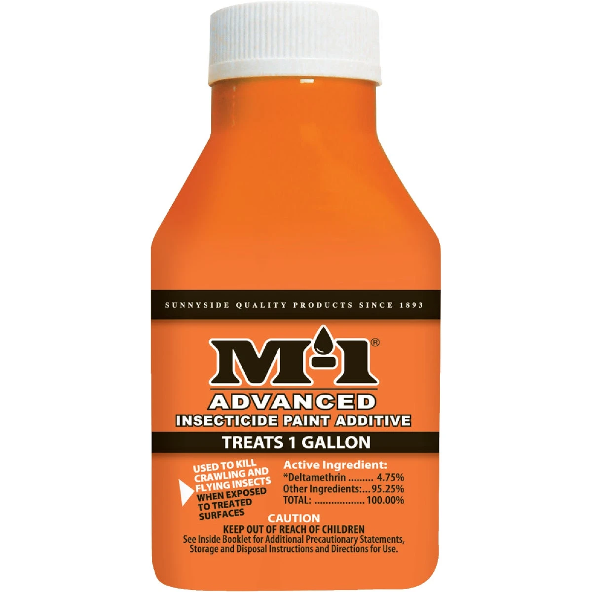 M-1 Advanced Insecticide Paint Additive, 1.5 oz. Treats 1 Gallon