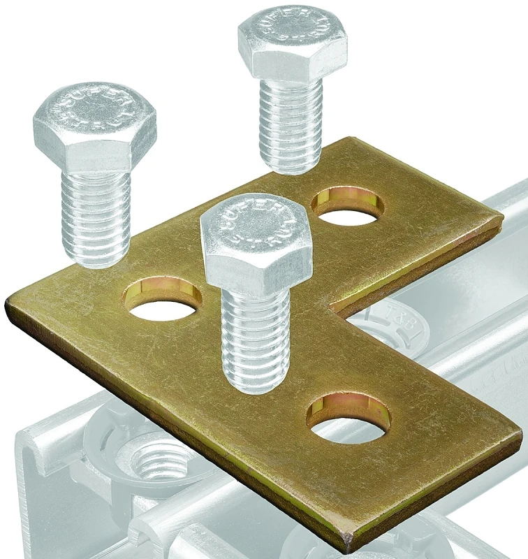 3-Hole Flat Right Angle Bracket