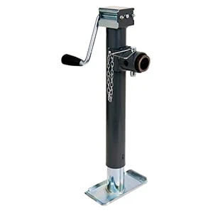 5000 Lbs. Sidewind Swivel Jack With 15 In. Travel And Weld-on Tubular Mount