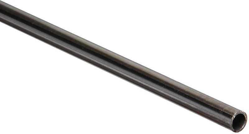 Plain Steel Round Tube, 1/2 x 48 In.