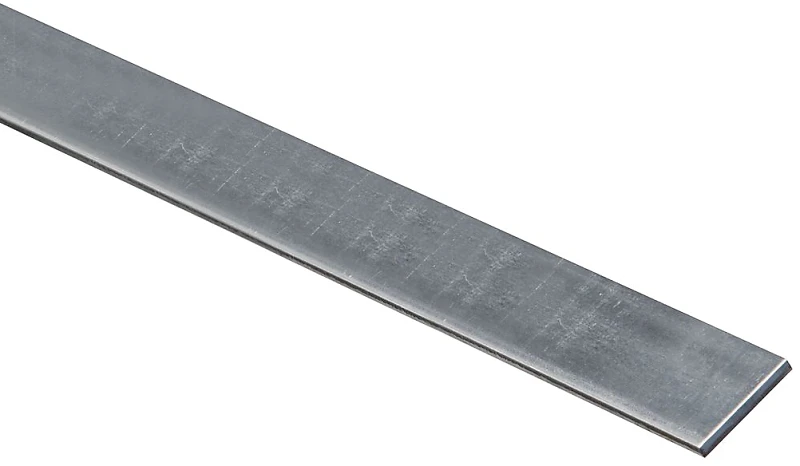 Solid Galvanized Flat Bar, 1 x 36 In.