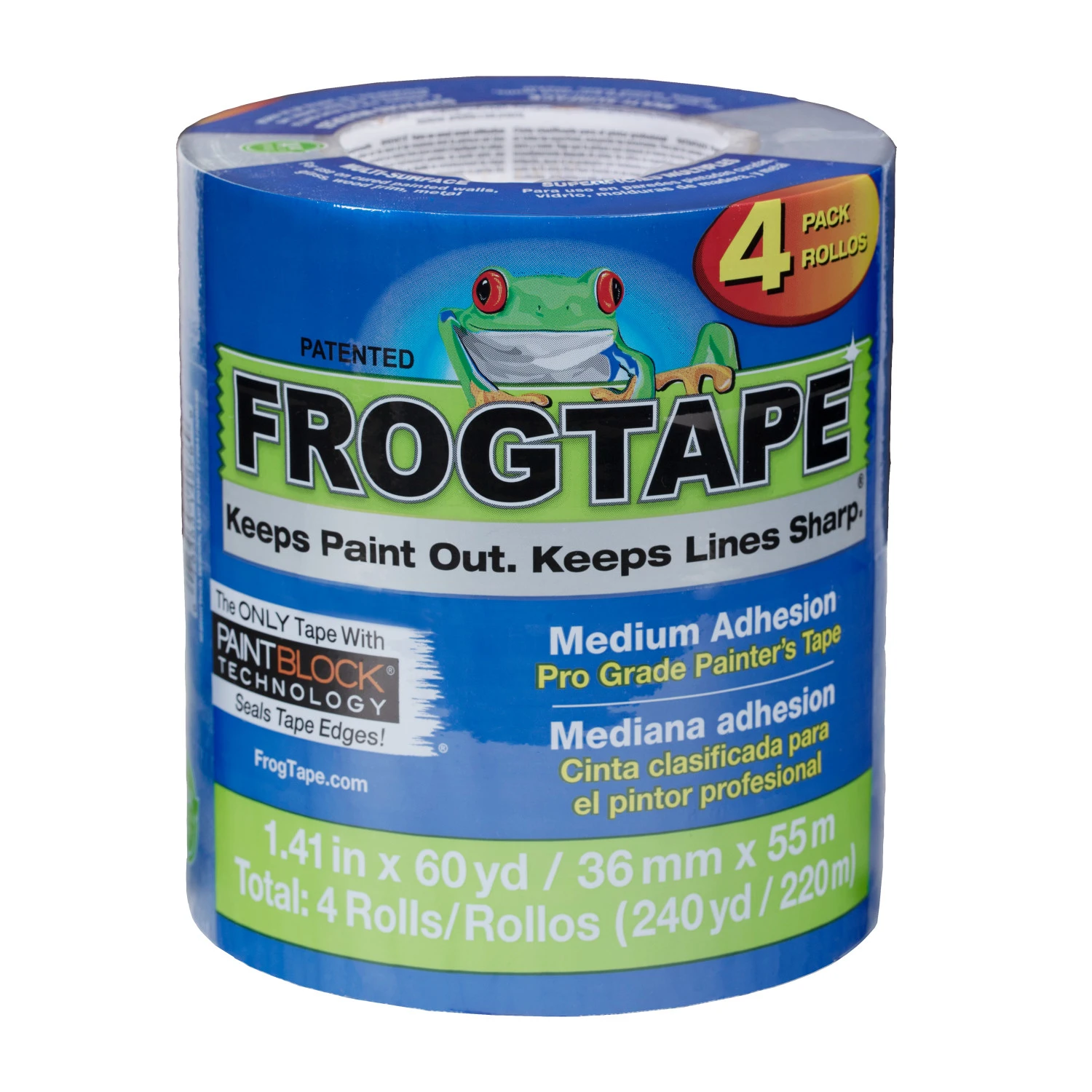 Pro Grade Painter's Tape, 1.41 In. x 60 Yd., 3-Pk.
