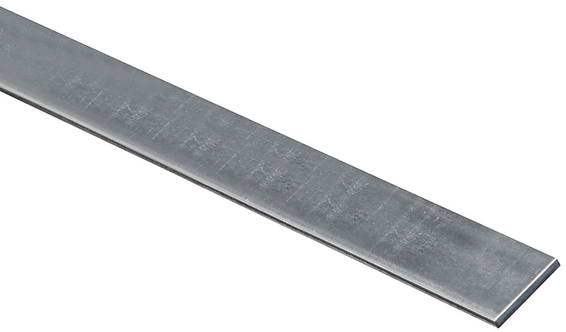 Solid Galvanized Flat Bar, 1 x 48 In.