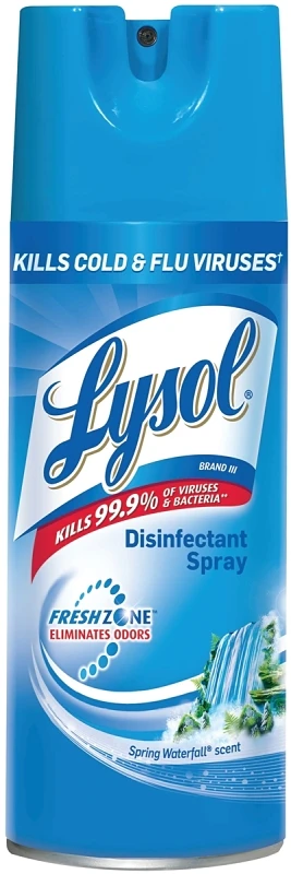 Disinfectant Spray, Spring Waterfall Scent, 12.5-oz.