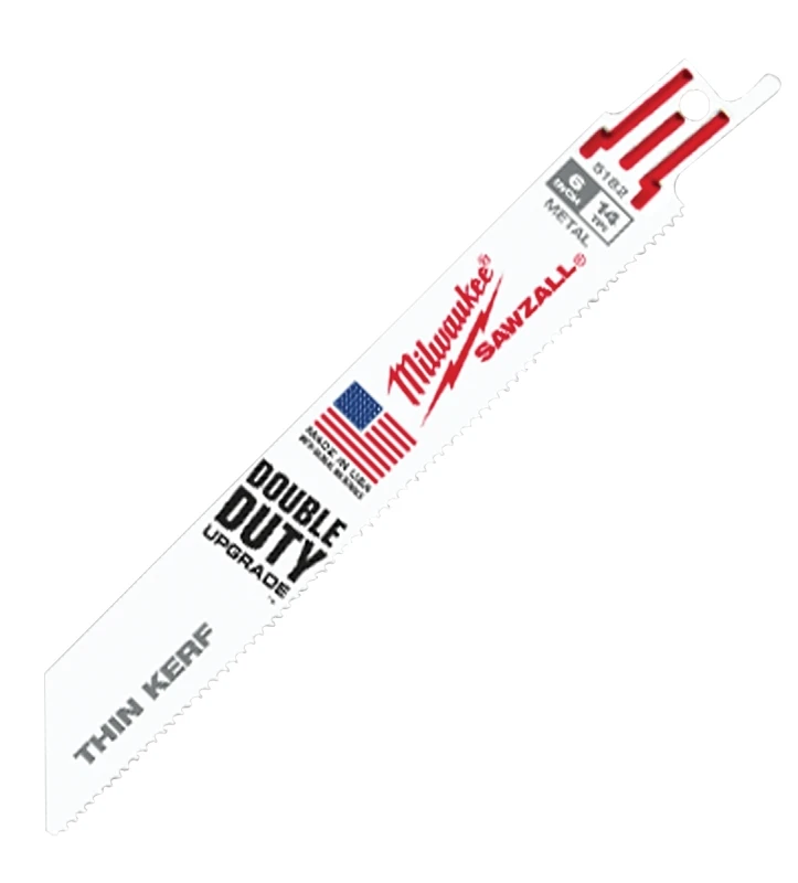 Metal-Cut Reciprocating Saw Blades, Bi-Metal, 18 TPI, 6 In., 5-Pk.