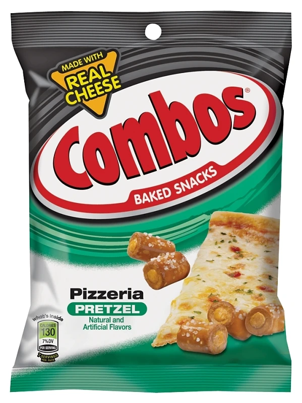 Baked Snacks, Pizza Pretzel Flavor, 6.3 oz.