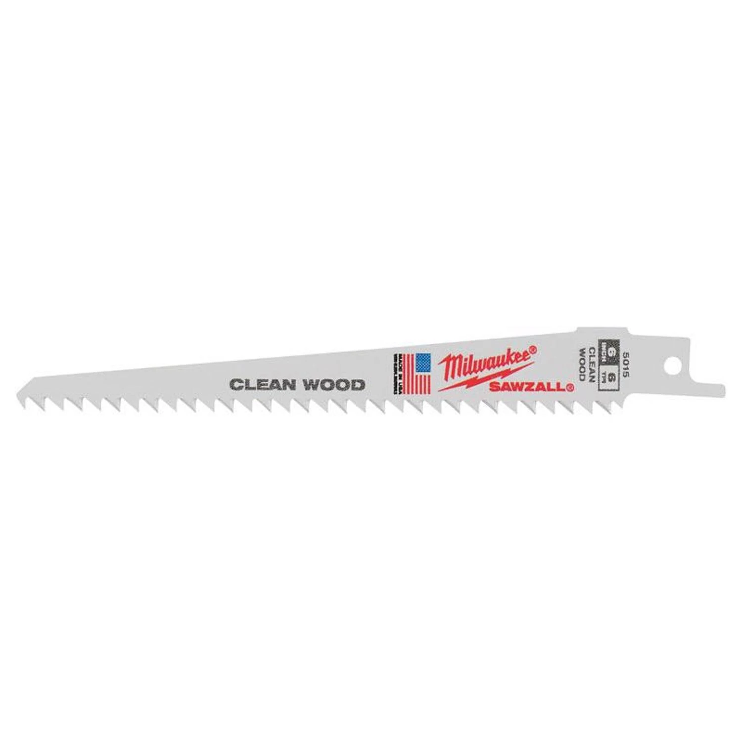 Sawzall Reciprocating Saw Blades, 6 TPI, 6 In., 5-Pk.