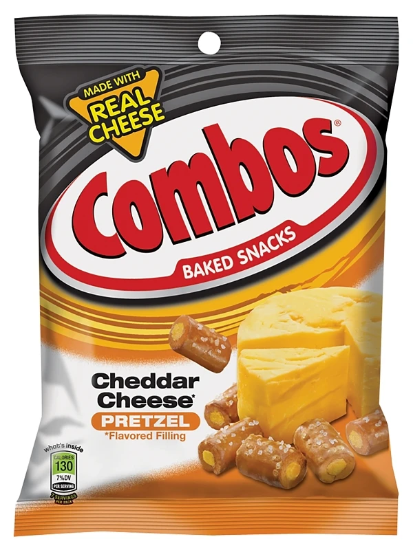 Baked Snacks, Cheddar Cheese Flavor, 6.3 oz.