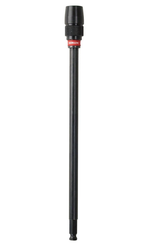 Quik-Lok Drill Bit Extension, 12 x 7/16 In. Shank