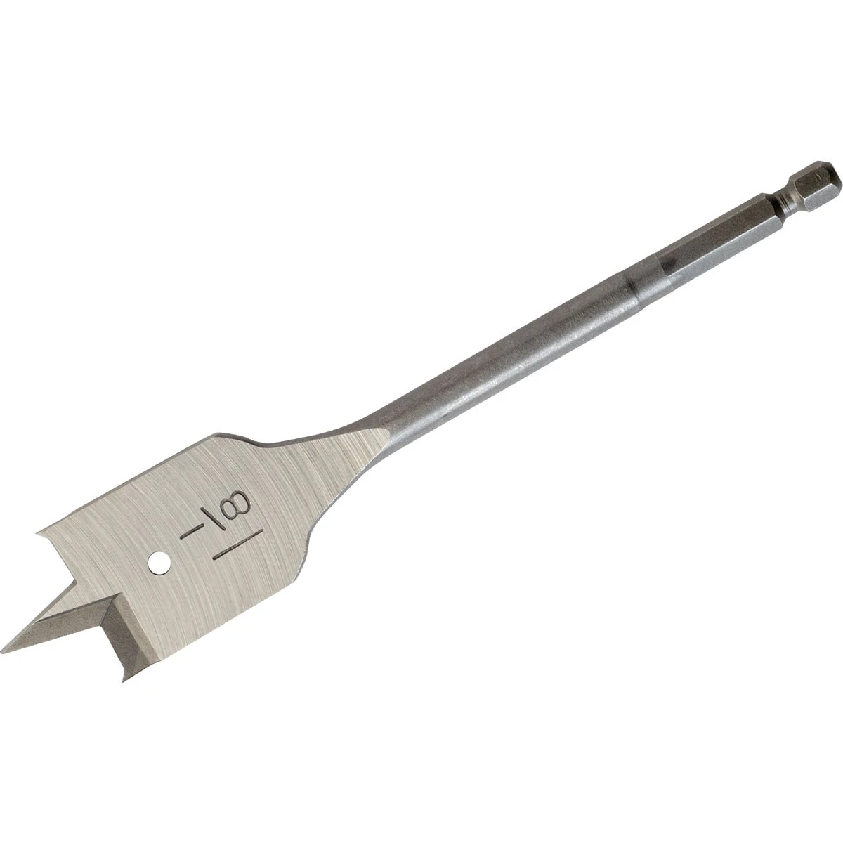 Wood Spade Drill Bit, 1-1/8 x 6 In.