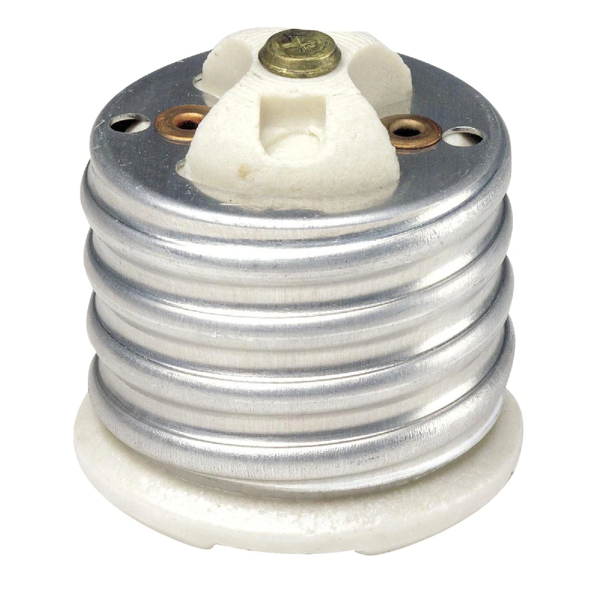 Leviton Porcelain Mogul to Medium Base Socket Adapter 1 pk