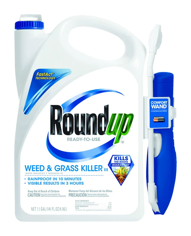 Weed & Grass Killer, Comfort Spray Wand (Bonus Size) 1.1-Gallon Ready-to-Use