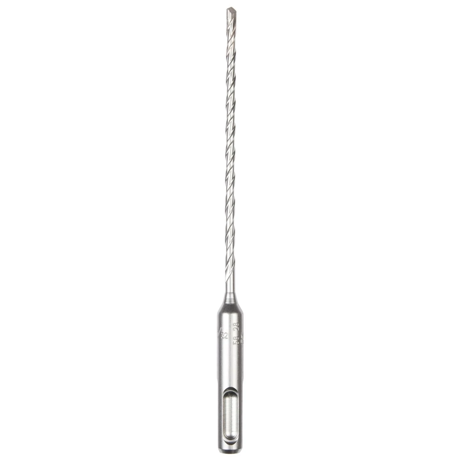 2-Cutter SDS Plus Rotary Hammer Drill Bit, 5/32 x 4 x 6 In.