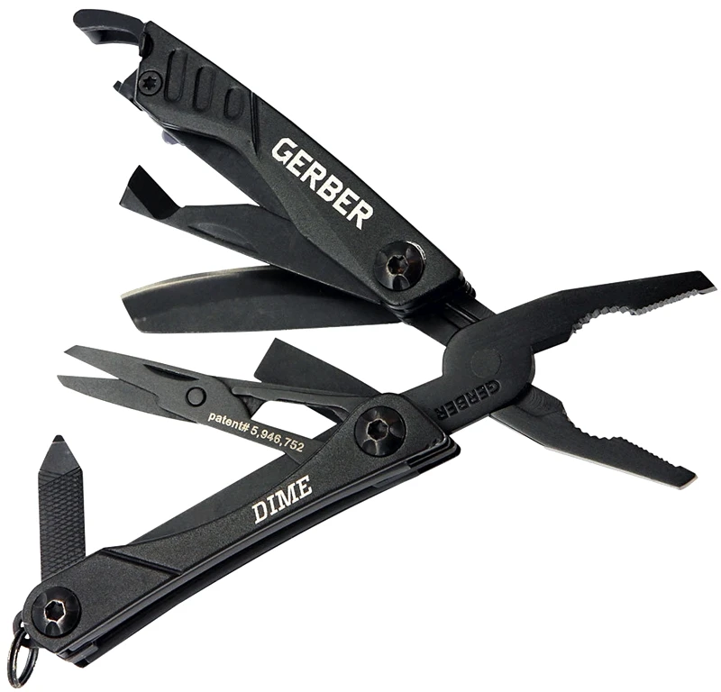 Dime Mircro Multi-Tool, Black