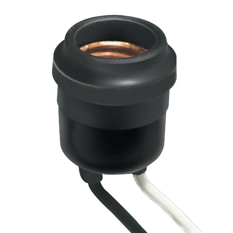 Leviton Aluminum Outdoor Socket 1 pk
