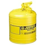 5 Gallon Type I Galvanized Steel Safety Fuel Can, Yellow - Model 7150200