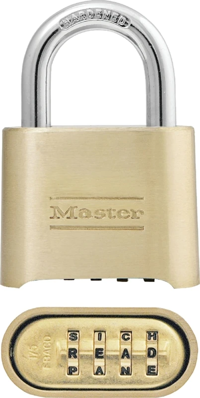 Set Your Own WORD Combination Padlock