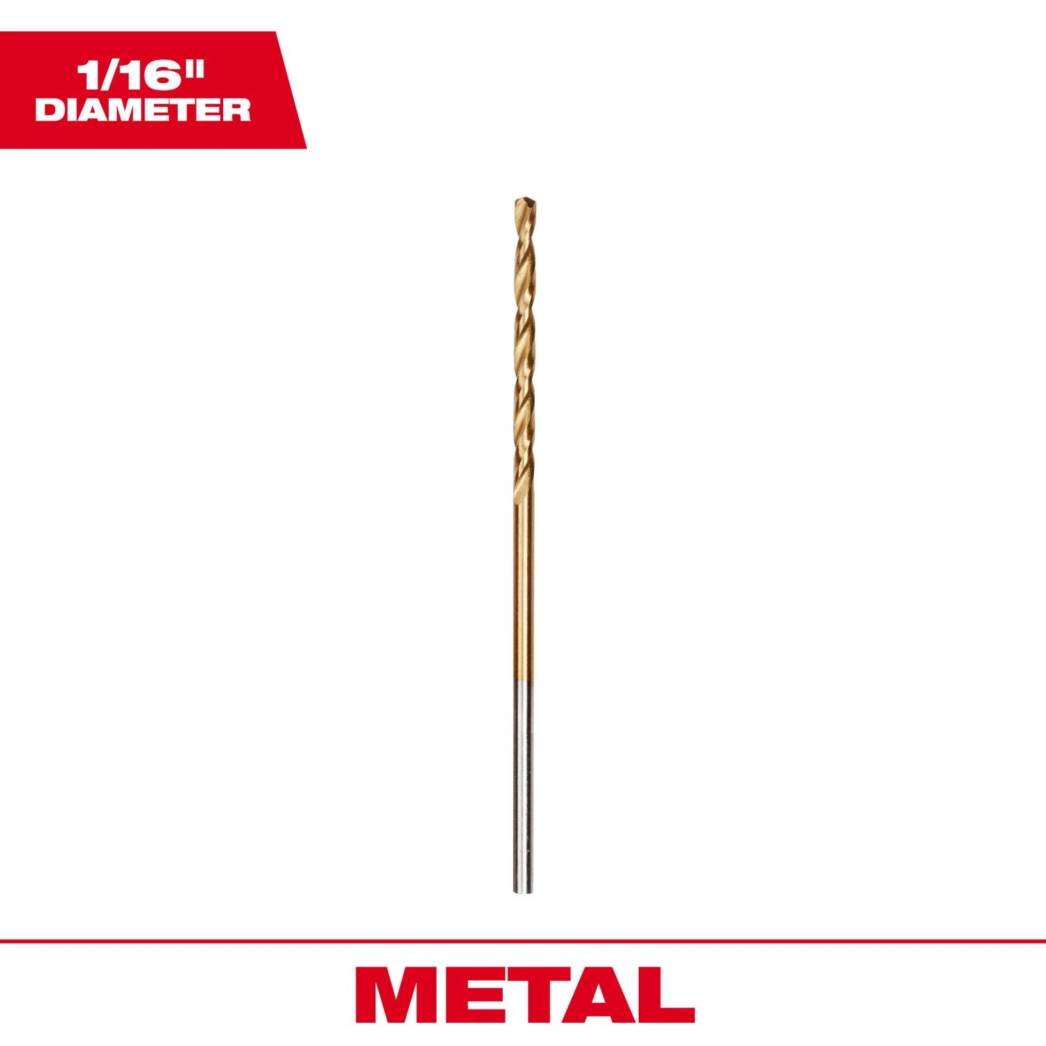 Thunderbolt Titanium Drill Bit, 1/16 In., 2-Pk.
