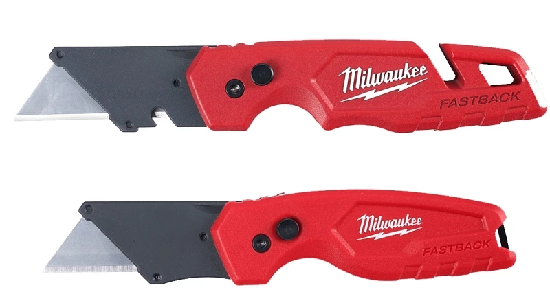Milwaukee FASTBACK Folding Utility Knife Set (2-Piece)