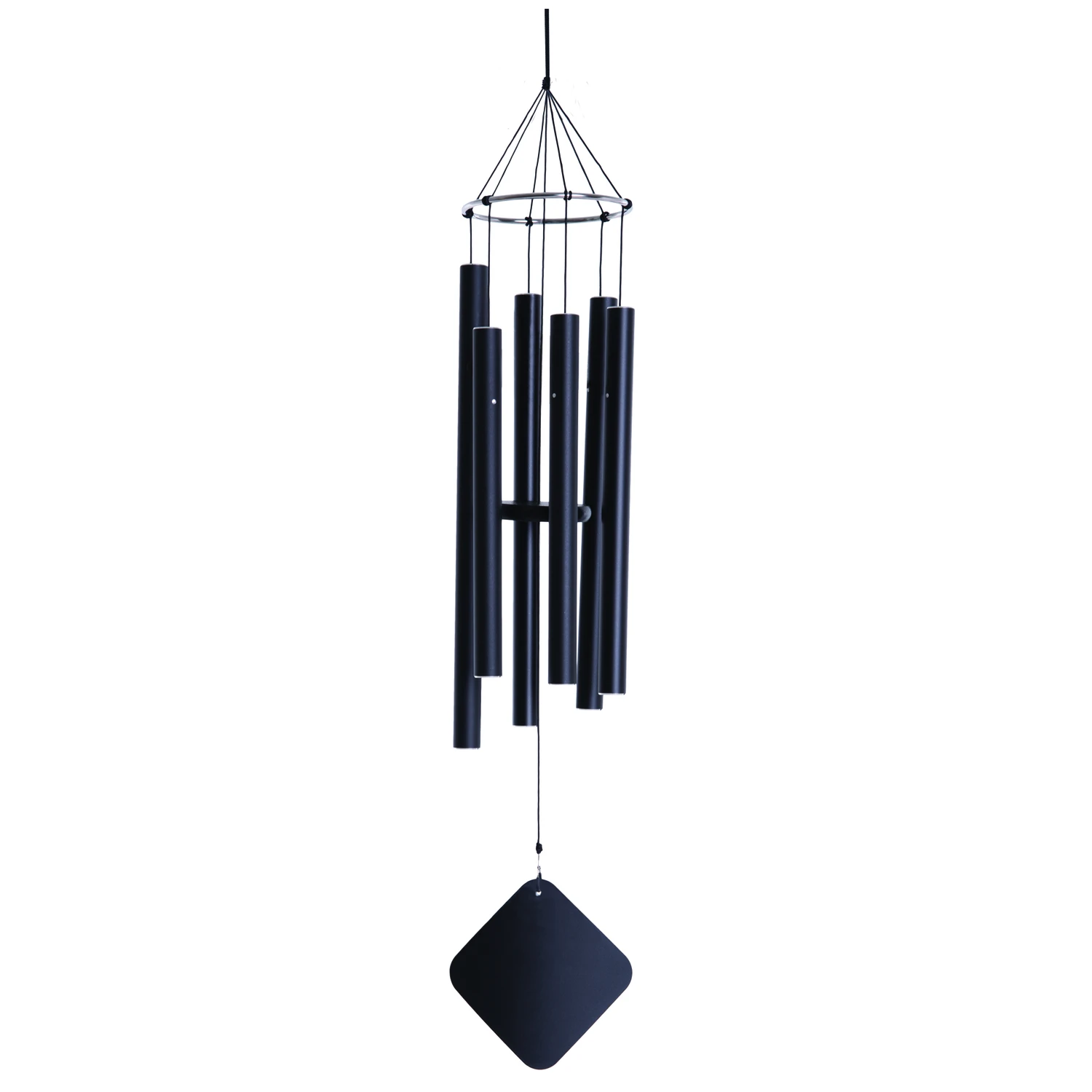 Mongolian Soprano Black Aluminum 30 Inch Wind Chime