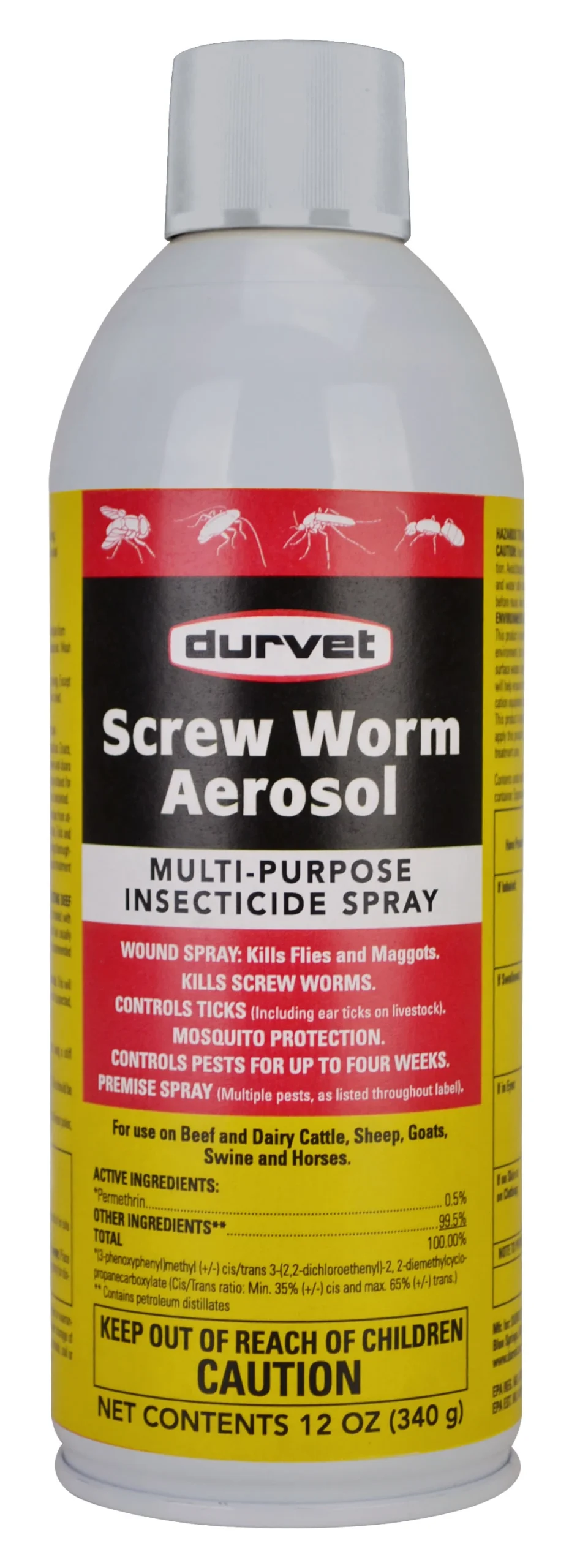 Screw Worm Aerosol Insecticide Spray 12 Ounces Model 03-1113400