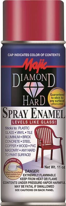 Diamondhard Spray Paint, Gloss Red, 11 oz.