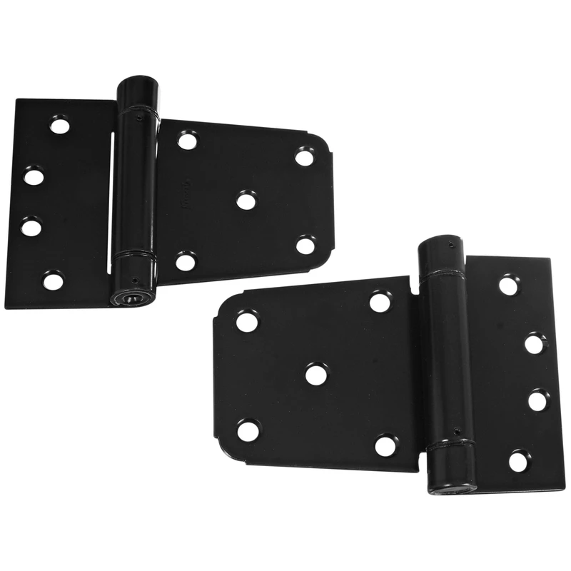 Heavy duty Auto-Close Gate Hinges, Black, 2-Pk.