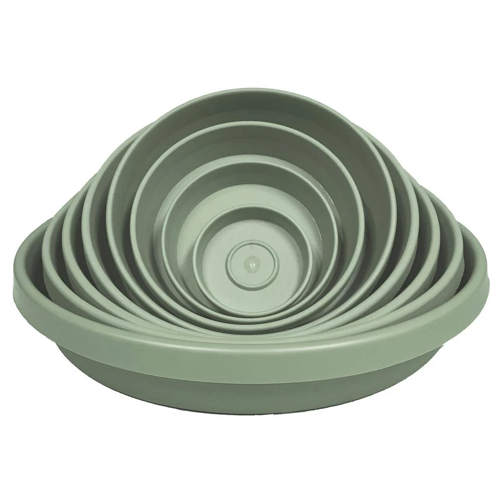 Planter Saucer, Plastic, Living Green, 12 In.