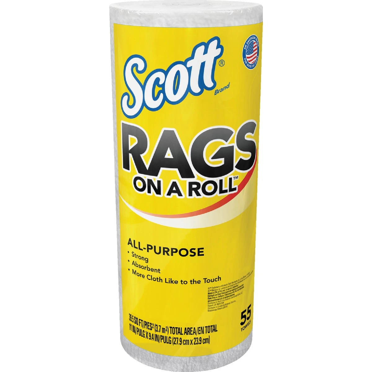 Rags On A Roll Paper Towels, 60-Ct.