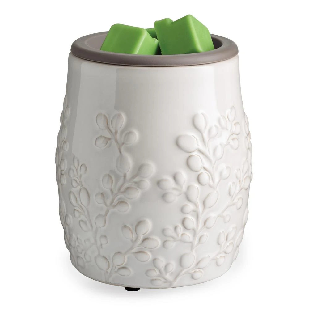 Mason Jar Plug-In Fragrance Warmer with Silicone Dish, Willow Design